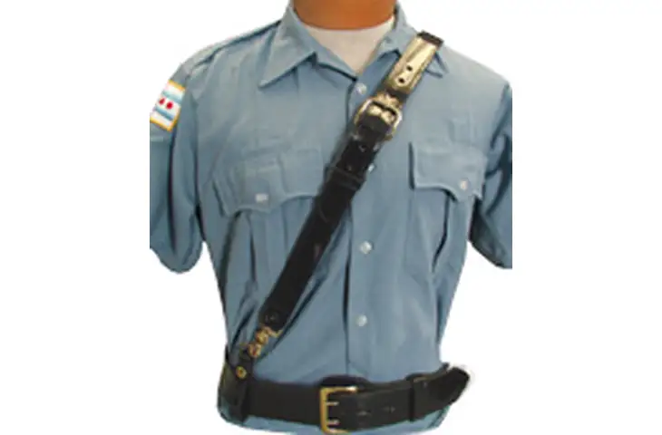 Boston Leather Shoulder Strap W/d Ring